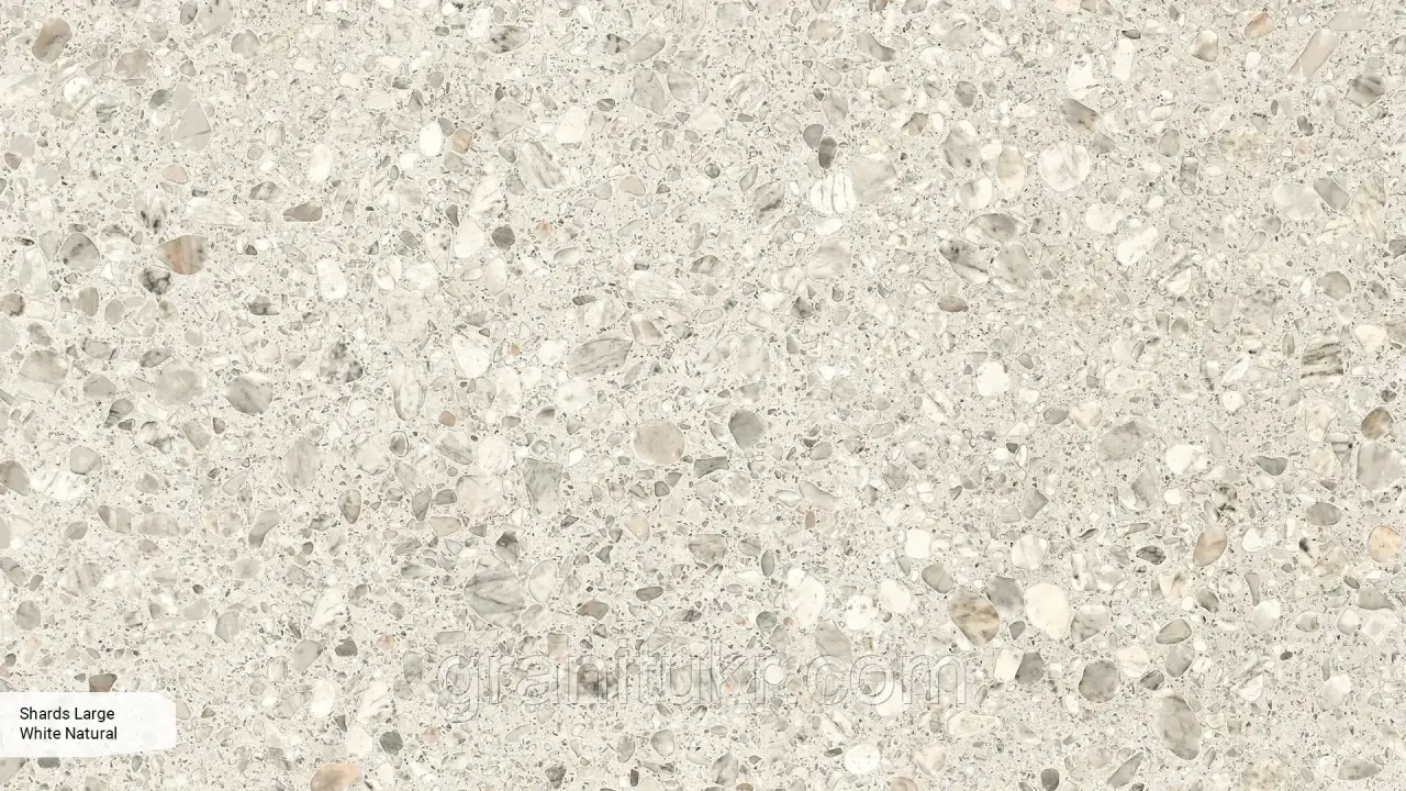 Керамічна плита Shards Large White