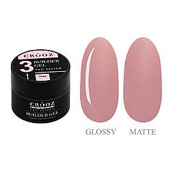 Гель для нарощування CROOZ Builder Gel #3, 15 мл