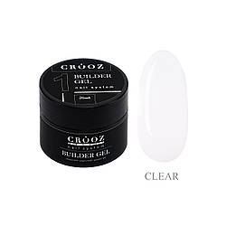Гель для нарощування CROOZ Builder Gel #1, 30 мл
