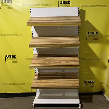 Торгові стелажі вживані з полицями під хліб, WIKO 1950x1000x500