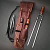 Набір шампурів у шкіряному чохлі "Гепард Ред", фото 2