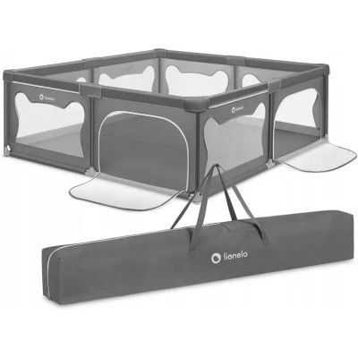 Дитячий манеж Lionelo Willow XL Grey Concrete (LO-WILLOW XL GREY CONCRETE), фото 1