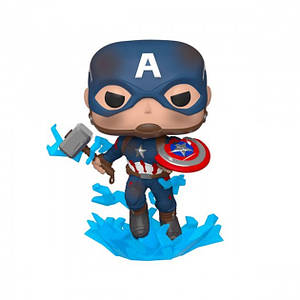 Фігурка для геймерів Funko Pop cерии Месники: Фінал - Капітан Америка з Мйольніром (45137)