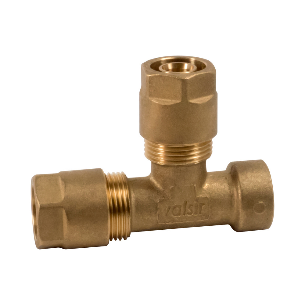 Трійник різьбовий Pexal VALSIR 1/2"Вх16х16 (2.25 мм)