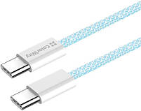 Кабель ColorWay Type-C - Type-C (PD Fast Charging 60W) 3.0А 1м синій (CW-CBPDCC061-BL), фото 4