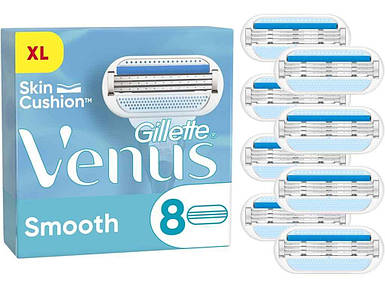 Змінні картриджі 8шт для гоління (леза) жіночі Smooth ТМ VENUS FG