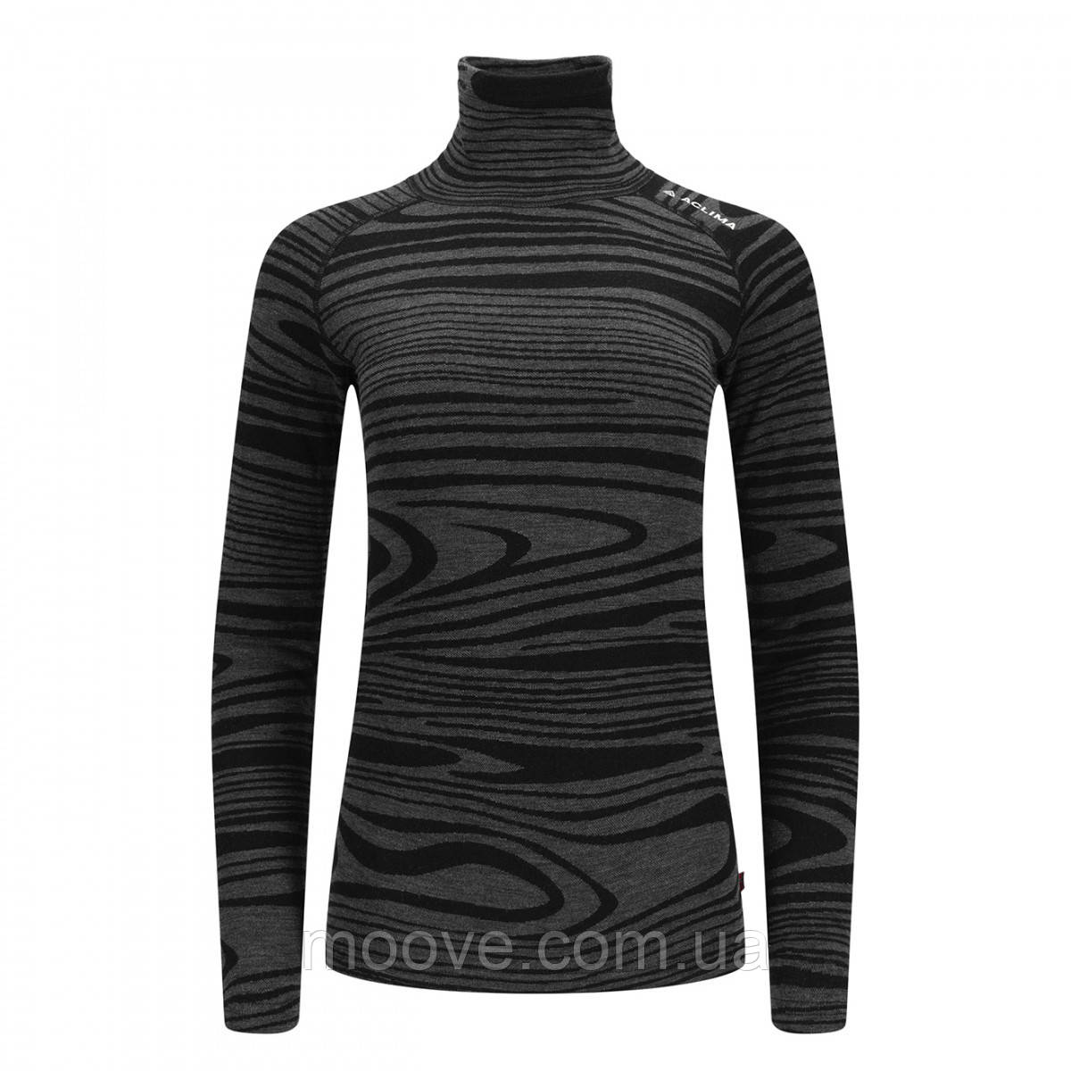 Aclima Aclima WarmWool 200 Roll Neck Ws Black Motion L