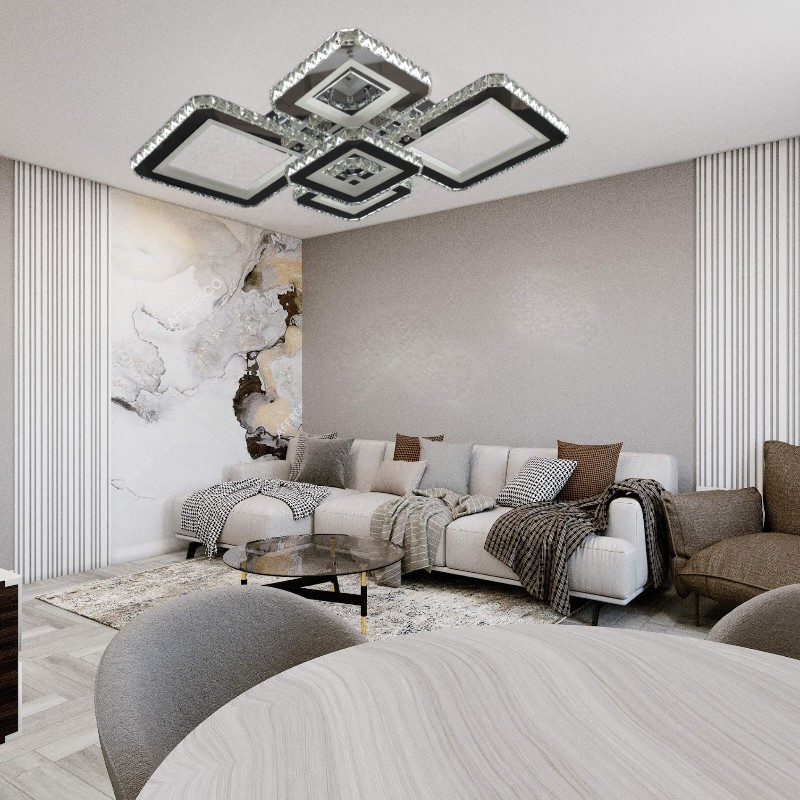 Люстра світлодіодна SY-19376/4+1 CR, фото 1