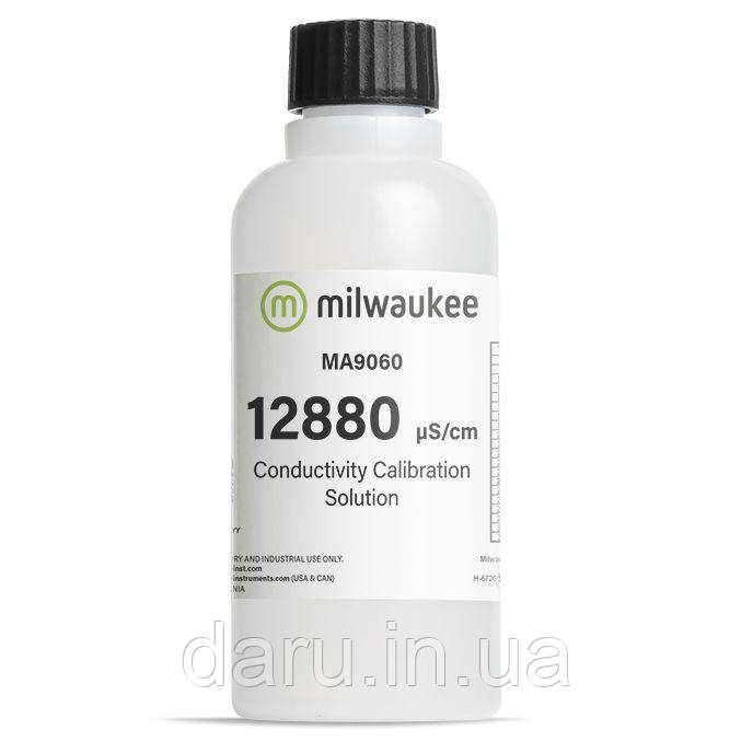 Розчин калібрувальний Milwaukee MA9060, 12880 μS/cm 230 мл, Угорщина