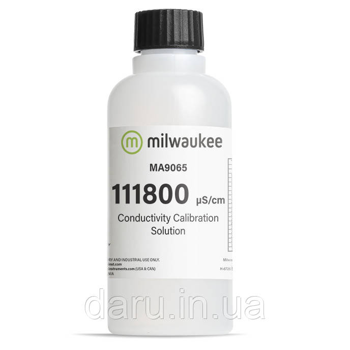 Розчин калібрувальний Milwaukee MA9065, 111,800 μS/cm 230 мл, Угорщина