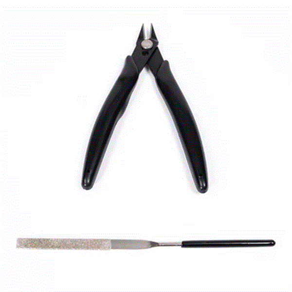 Набір інструментів для складання моделей Metal Time Basic Cutters Toolkit кусачки та надфіль