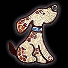 Набір для скляної мозаїки Mosaaro Песик, фото 4