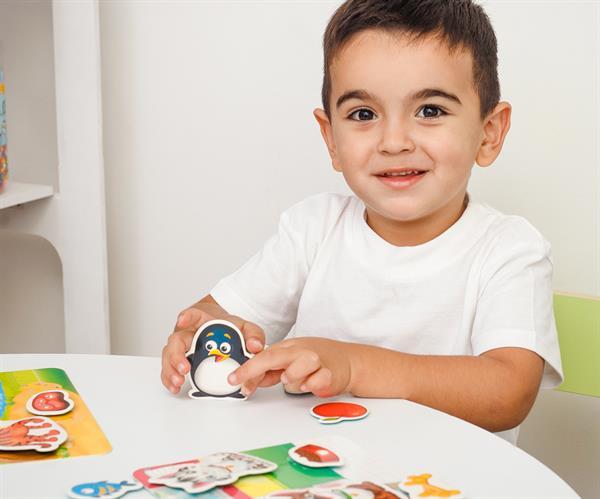 Гра з липучками Vladi Toys Хто що їсть