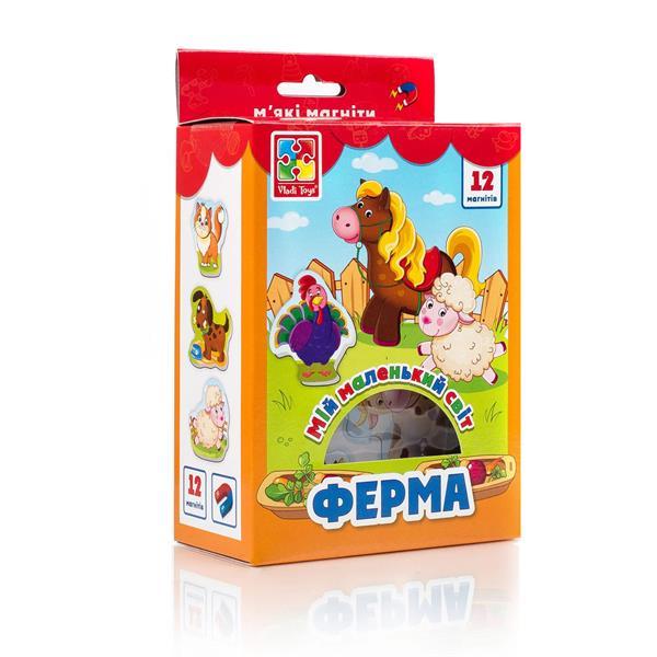 Набір магнітів Vladi Toys Мій маленький світ Ферма