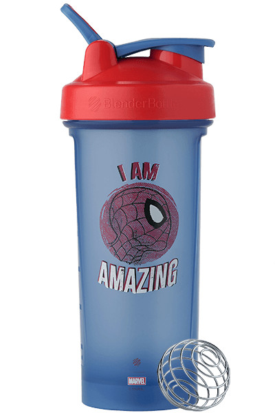 Шейкер спортивний BlenderBottle Classic Loop PRO 28oz/820ml Marvel Spider Man (600558), фото 1