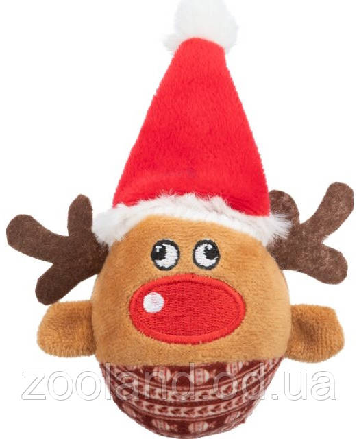92525 Trixie Christmas Олень із брязкальцем, 12 см