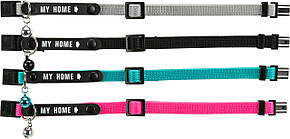 4180 Trixie My Home Ошейник для кошки, чорний