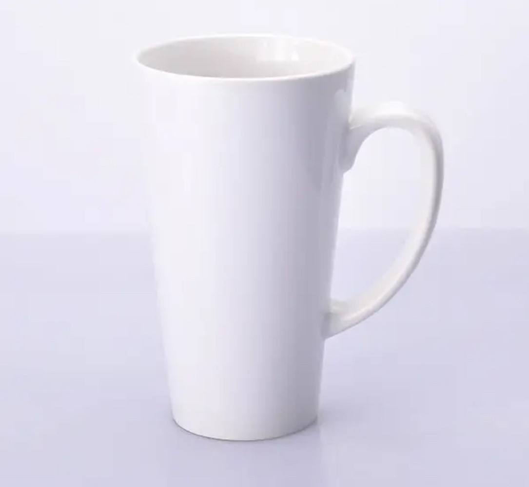 Чашка для сублімації біла .Latte (велика) 510мл