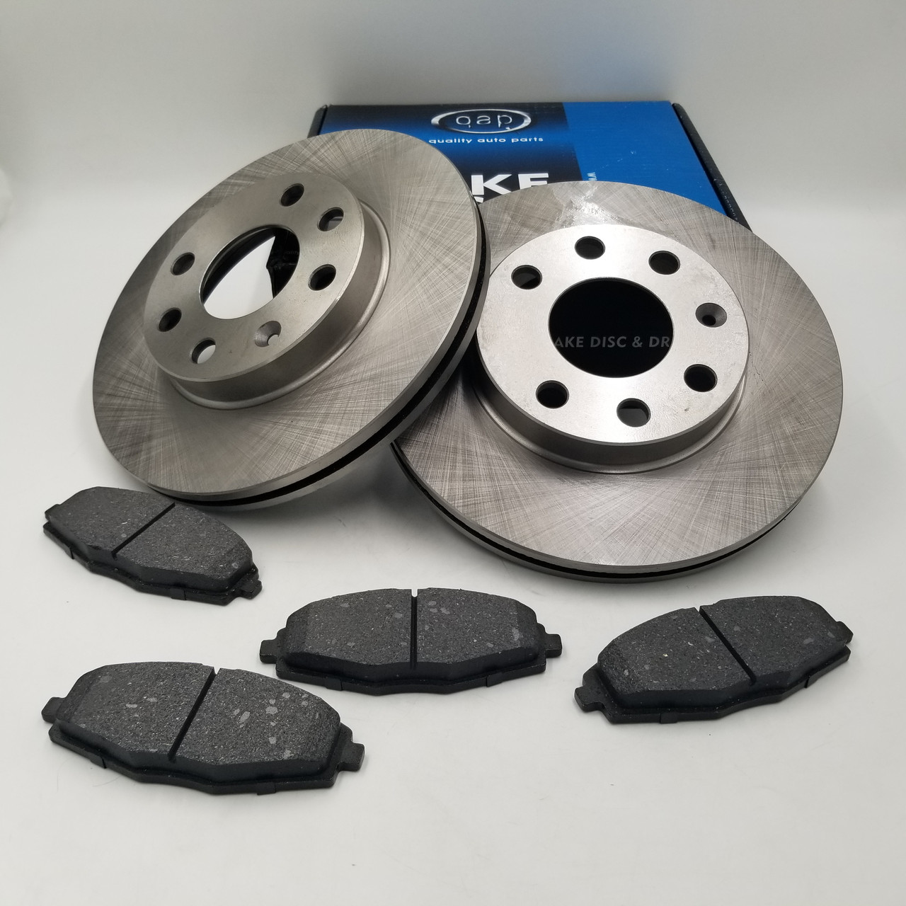 Диски гальмівні передні Ланос, Сенс, Нексія (комплект 2 диски+колодки) QAP Польща 96471274