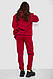 Спортивний костюм жіночий на флісі, колір бордовий, 244R1555, фото 4