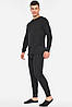 Термобілизна чоловіча з начісом чорного кольору 190766P, фото 2