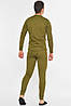 Термобілизна чоловіча на флісі кольору хакі 194110P, фото 3