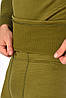 Термобілизна чоловіча на флісі кольору хакі 194110P, фото 4