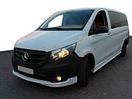 Тюнинг накладка на передний бампер (под покраску) для Mercedes Vito/V-class W447 2014- гг