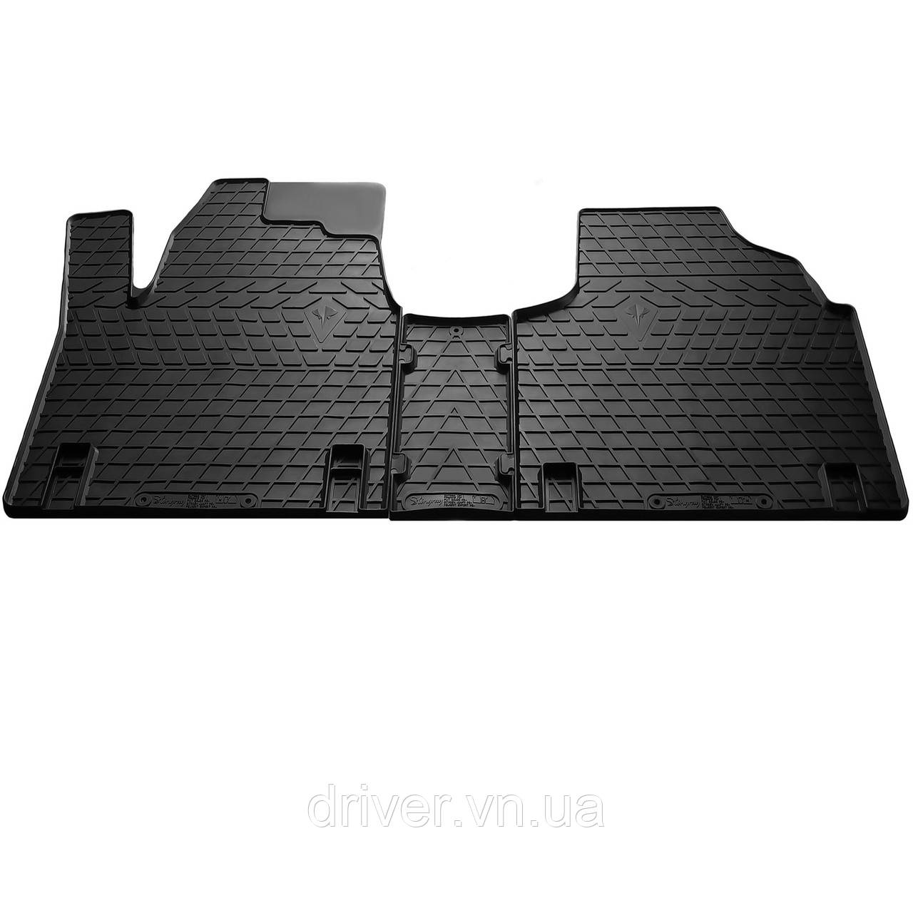 Резиновые коврики (3 шт, Stingray) Premium - без запаха резины для Fiat Scudo 1996–2007 гг