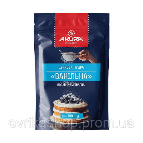 Сахарная пудра Akura Ванильная 100 г, 7936762 - 661 (ID#2406650682 ...