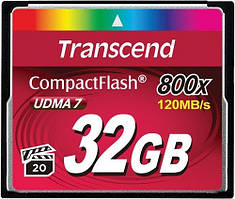 Картка пам'яті CompactFlash 32GB TRANSCEND 800x (TS32GCF800)