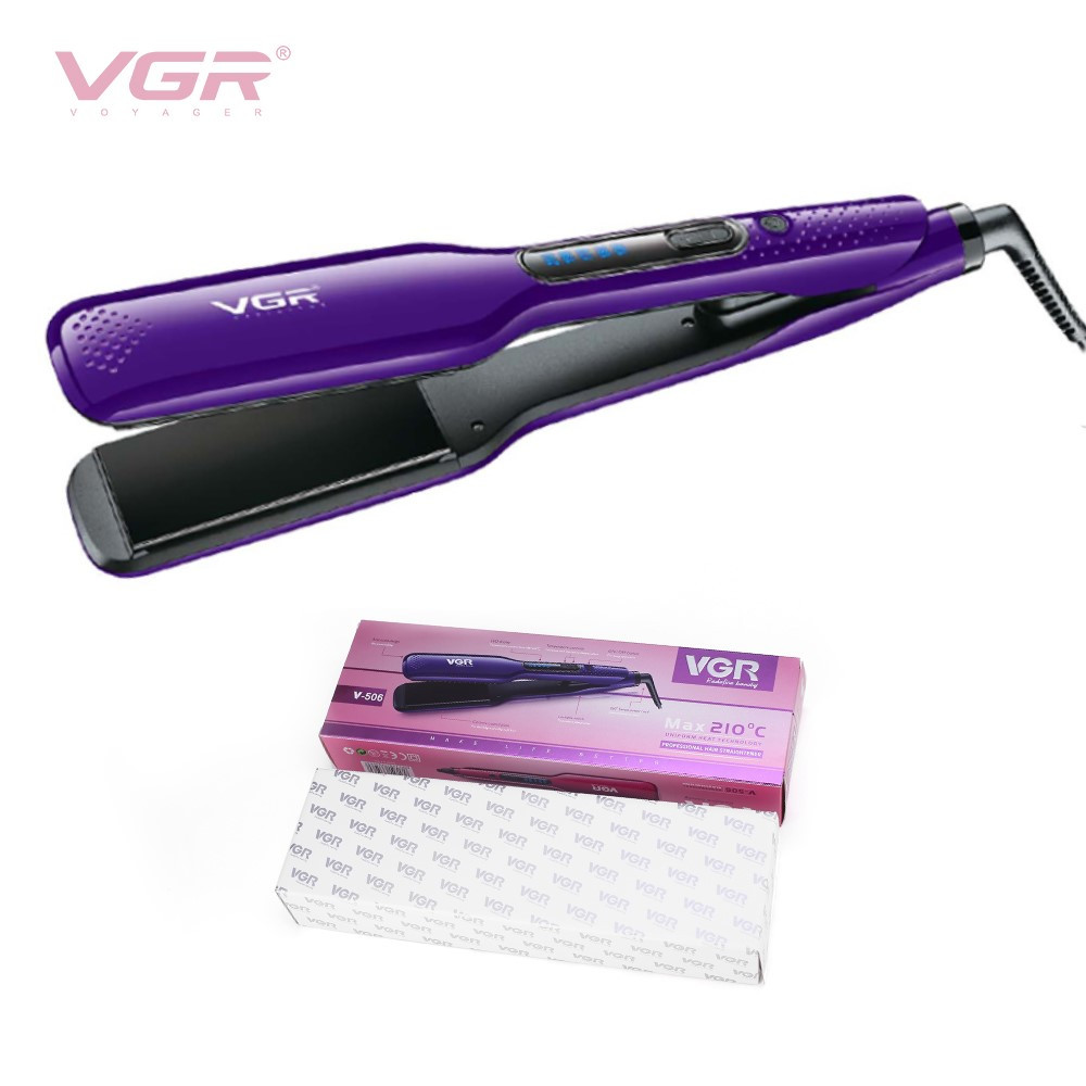 Плойка VGR V-506 PURPLE, 5 режимів роботи, керамічне покриття, LED display, 55Вт, фото 1