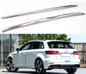 Рейлінги (2 шт, алюміній) для Audi A3 2012-2020 рр.