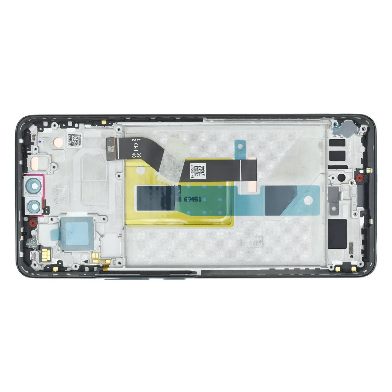 Дисплей Xiaomi 13 Lite, модуль в зборі з тачскріном та рамкою, Original, чорний