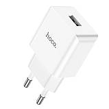 Мережевий зарядний пристрій HOCO C106A Leisure single port charger 10,5W White, USB-A, 5V/2.1A, фото 2