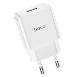 Мережевий зарядний пристрій HOCO C106A Leisure single port charger 10,5W White, USB-A, 5V/2.1A, фото 4