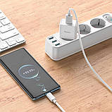 Мережевий зарядний пристрій HOCO C106A Leisure single port charger 10,5W White, USB-A, 5V/2.1A, фото 7