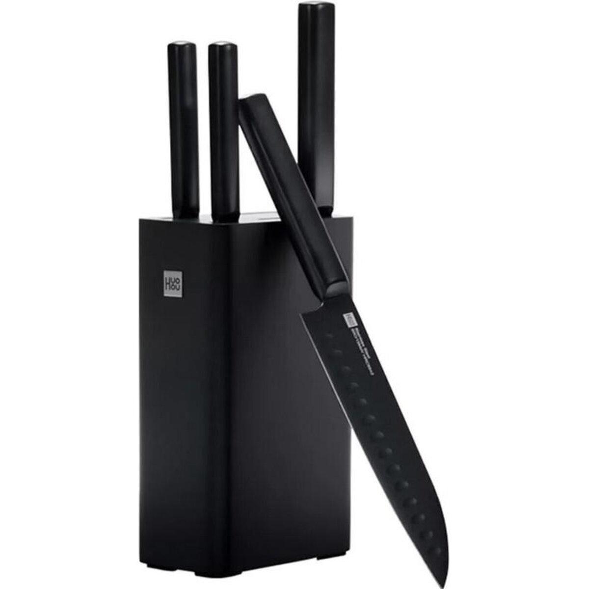 Набір ножів з 5 предметів Xiaomi HuoHou Set of Knives with Stand 5 in 1, фото 1