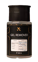 Засіб для зняття гель-лаку з помпою F.O.X  gold Gel Remover 80 мл