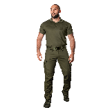 Поло Army ID 2.0 CoolPass Pique LT Олива (8082), L, фото 2