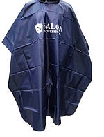 Пеньюар перукарський, накидка для стрижки та фарбування, Salon Professional, колір темно-синій