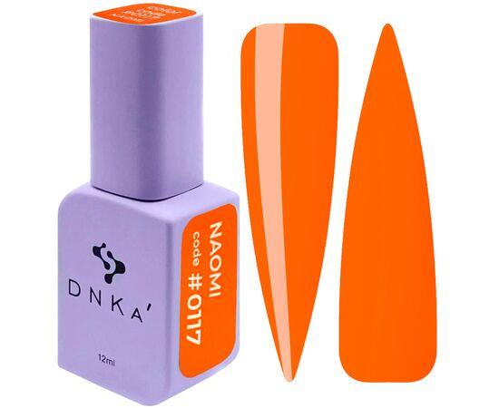 Гель-лак DNKa Polish Gel 0117 Naomi неоново-оранжевий 12 мл