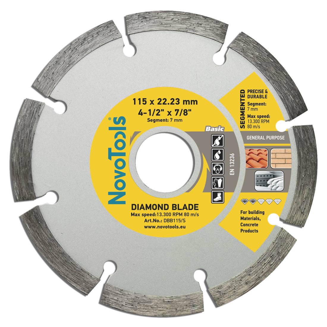 Алмазний диск Wellcut Promo сегмент 115*7*22,23 мм