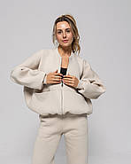 Жіночий теплий спортивний костюм світшот-oversize та штани, фото 8