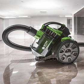 Пилосос контейнерний BITEK 4200 Вт пилосос колбовий 3 л безмішковий з турбощіткою та HEPA фільтром зелений