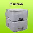 Портативний туристичний туалет Trizand 24498 (20 л, 12 л, до 150 кг), фото 6