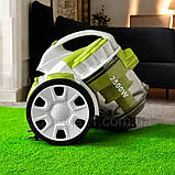 Контейнерний пилосос Rainberg 2500 Вт для сухого прибирання пилосос пилозбірником 3 л і з фільтром тонкого очищення, фото 3