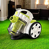 Контейнерний пилосос Rainberg 2500 Вт для сухого прибирання пилосос пилозбірником 3 л і з фільтром тонкого очищення, фото 6