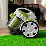 Контейнерний пилосос Rainberg 2500 Вт для сухого прибирання пилосос пилозбірником 3 л і з фільтром тонкого очищення, фото 7