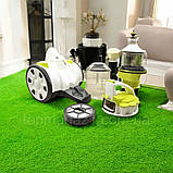 Контейнерний пилосос Rainberg 2500 Вт для сухого прибирання пилосос пилозбірником 3 л і з фільтром тонкого очищення, фото 8